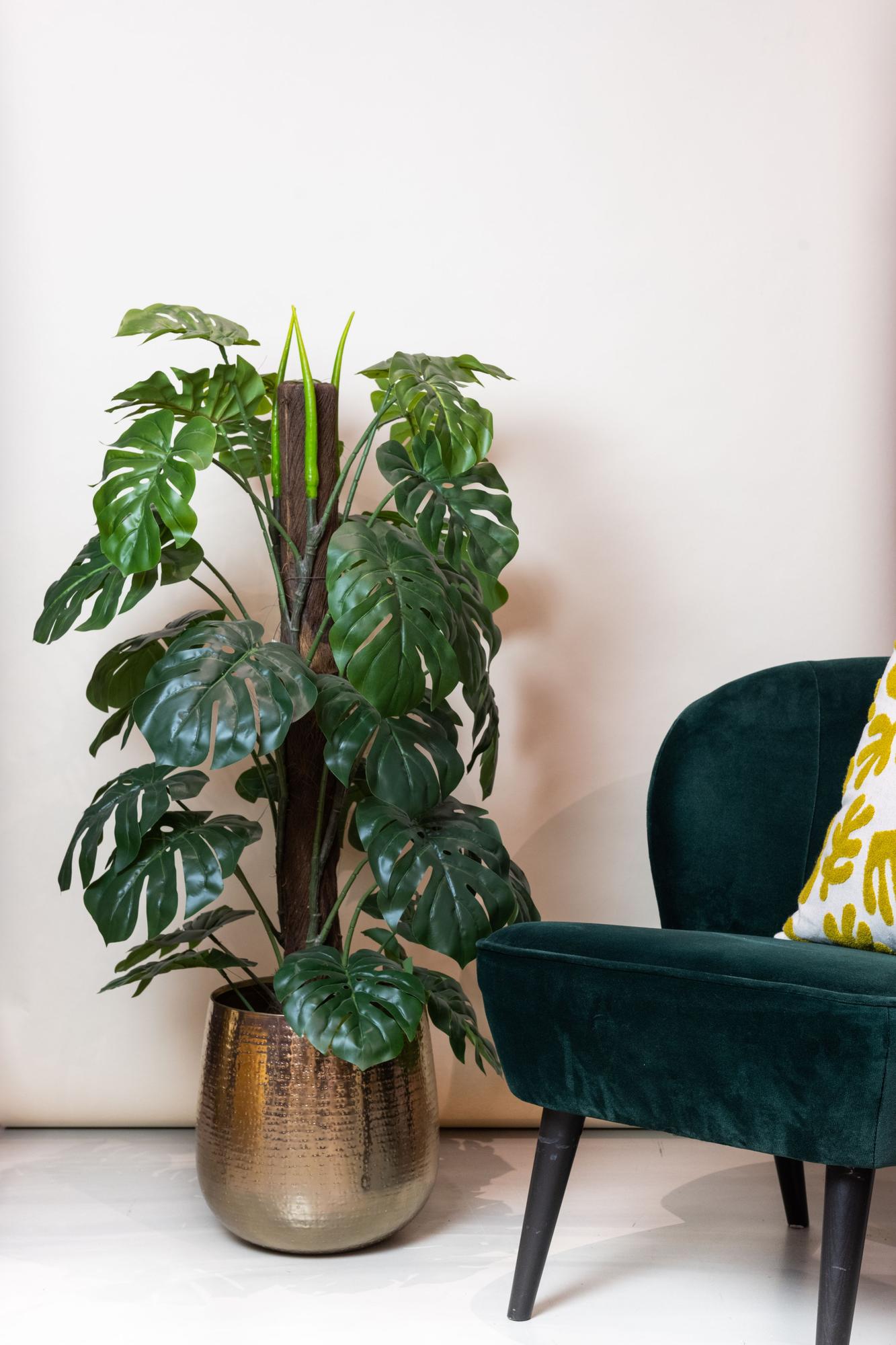 Monstera Deliciosa - pianta artificiale - 120 cm