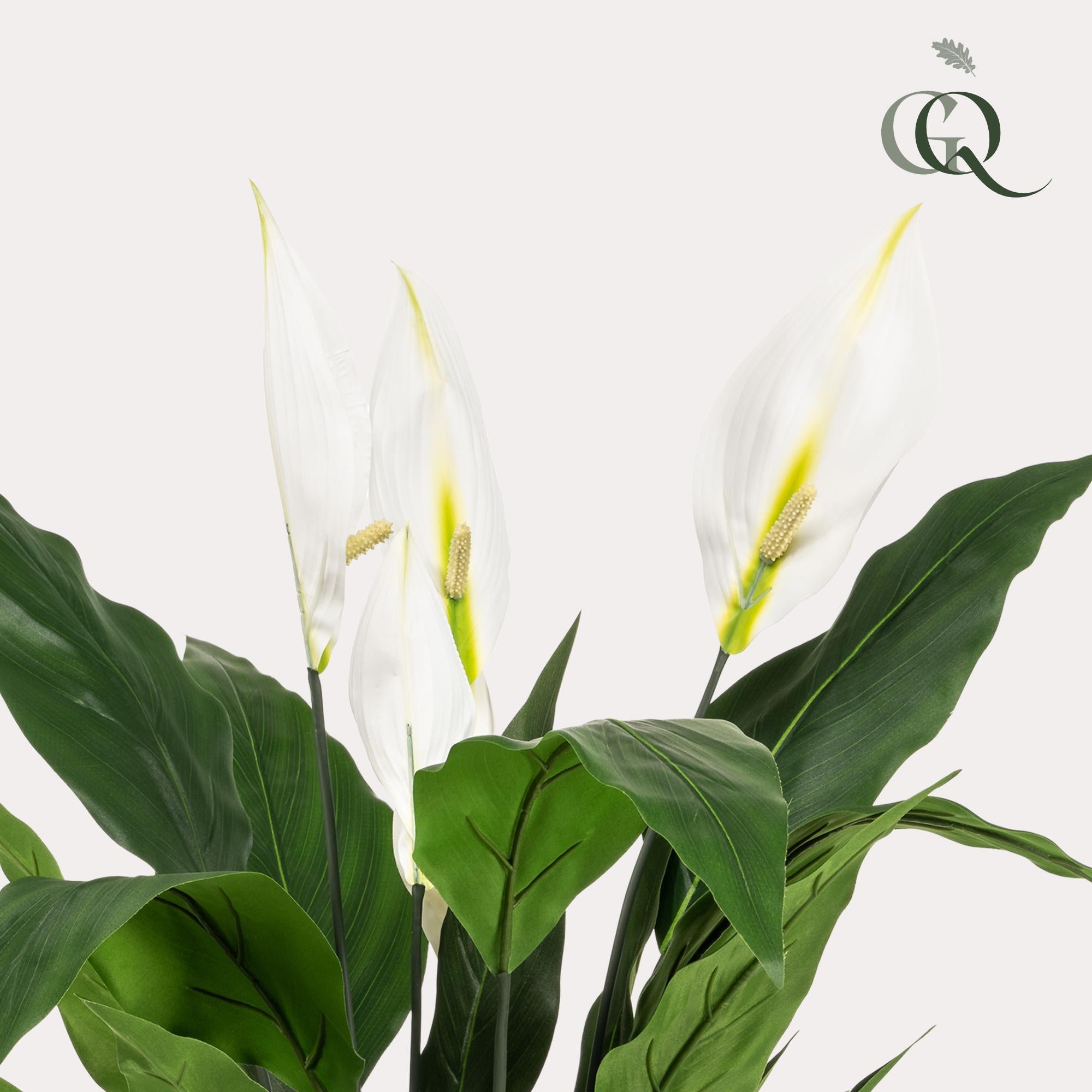 Planta artificial - Spathiphyllum - Lirio de la paz - 90 cm