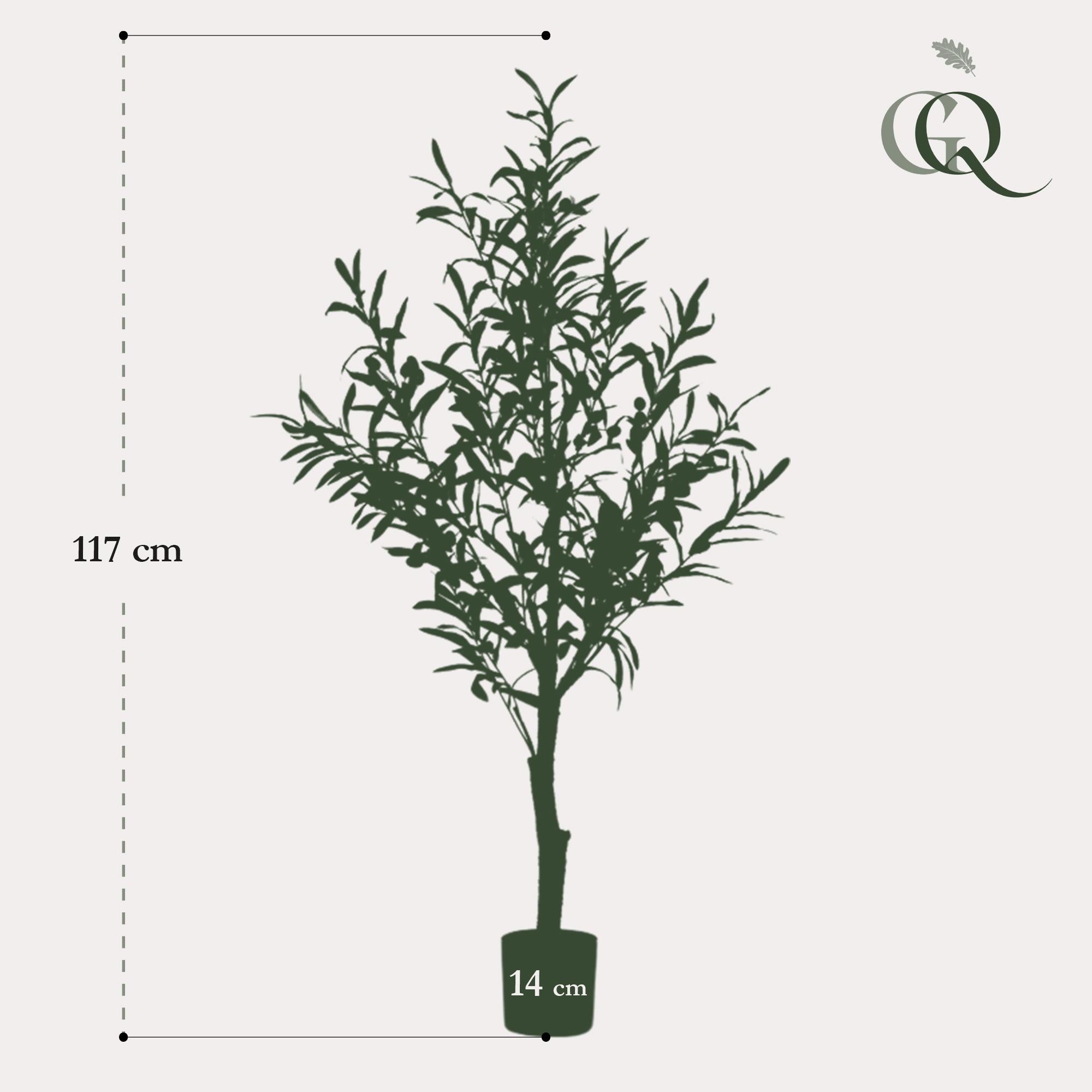 Künstlicher Olivenbaum – Olea europaea – Olivenbaum – 115 cm