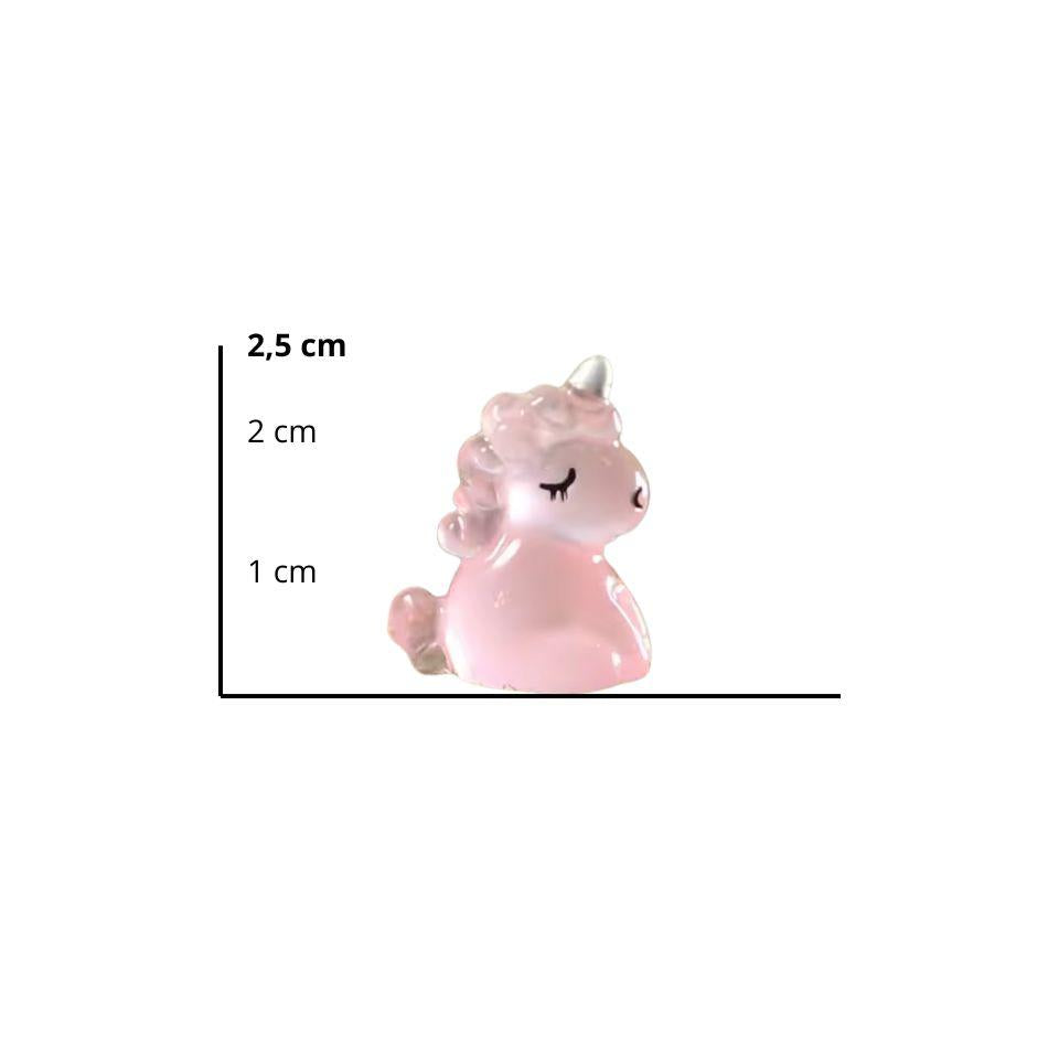 Si illumina al buio - Unicorni - Multi - ↑ 2,5 cm - 6 pezzi