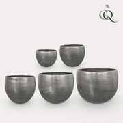 Juego de 5 piezas Rowen de aluminio color plata - Plata