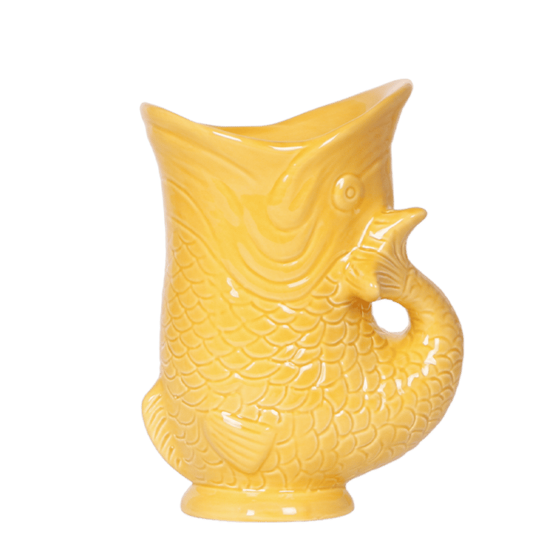 Kolibri Home | Fish sierpot - Geeloranje - Ø9cm