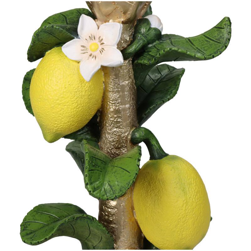Candeliere con pianta di limone - ↑ 22 cm