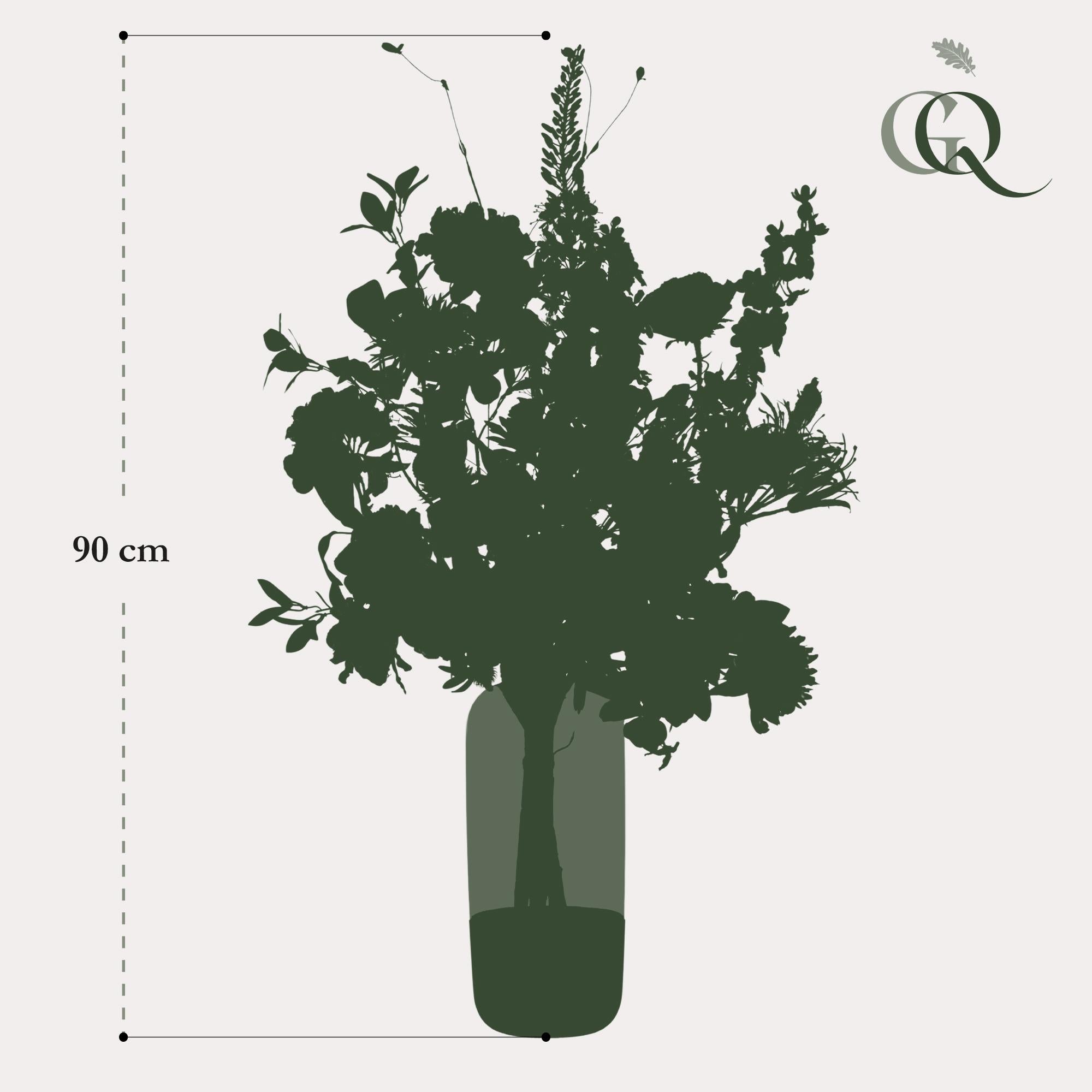 Künstliche Blumen – Strauß XL – Luxus Glamour – 90 cm