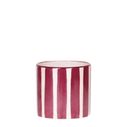 Kolibri Home | Painted Stripe sierpot - Rood - Ø6cm