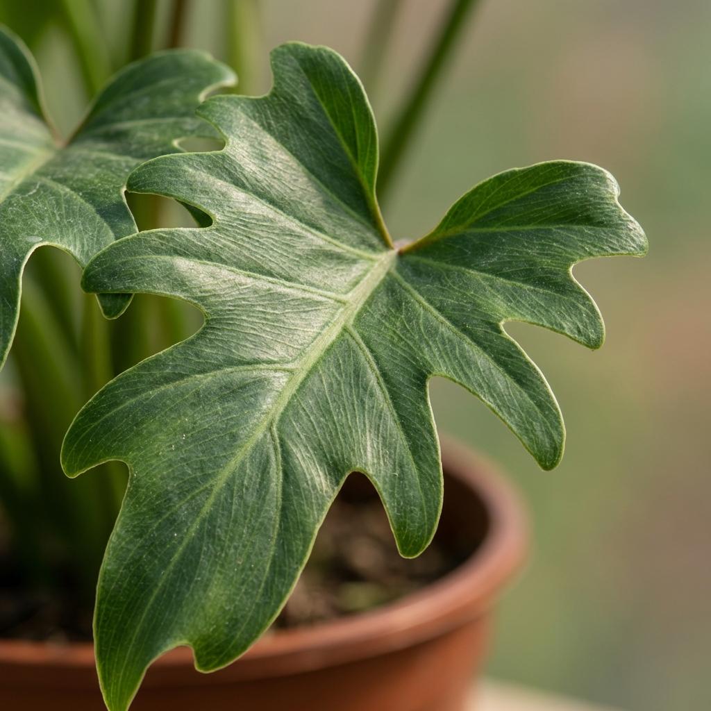 Philodendron Xanadu - Groen - Weinig onderhoud - 1 Plant - Pot 19cm - Hoogte 60cm
