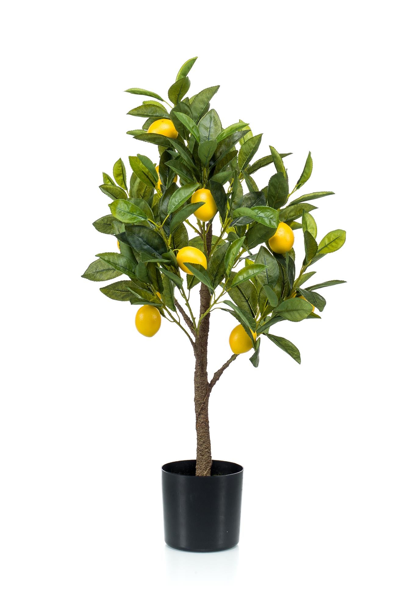 Pianta artificiale - Citrus Limonia - Albero di limone - 75 cm