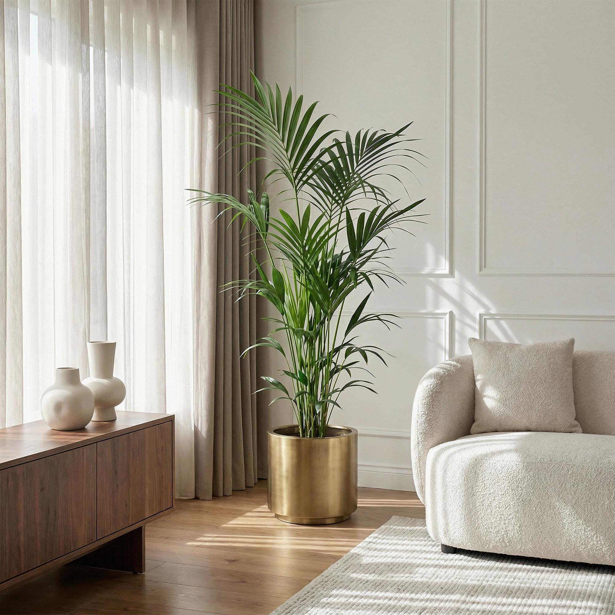 Howea Forsteriana - Kentia Palm - Weinig Onderhoud - Groen - 1 plant - Pot 27cm - Hoogte 160-170cm