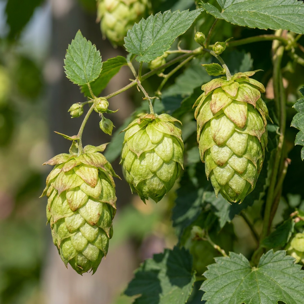 Humulus lup. Nordbrau - Noordbrouwhop 4x - Groen - Klimplant - Ø9cm - ↕35cm