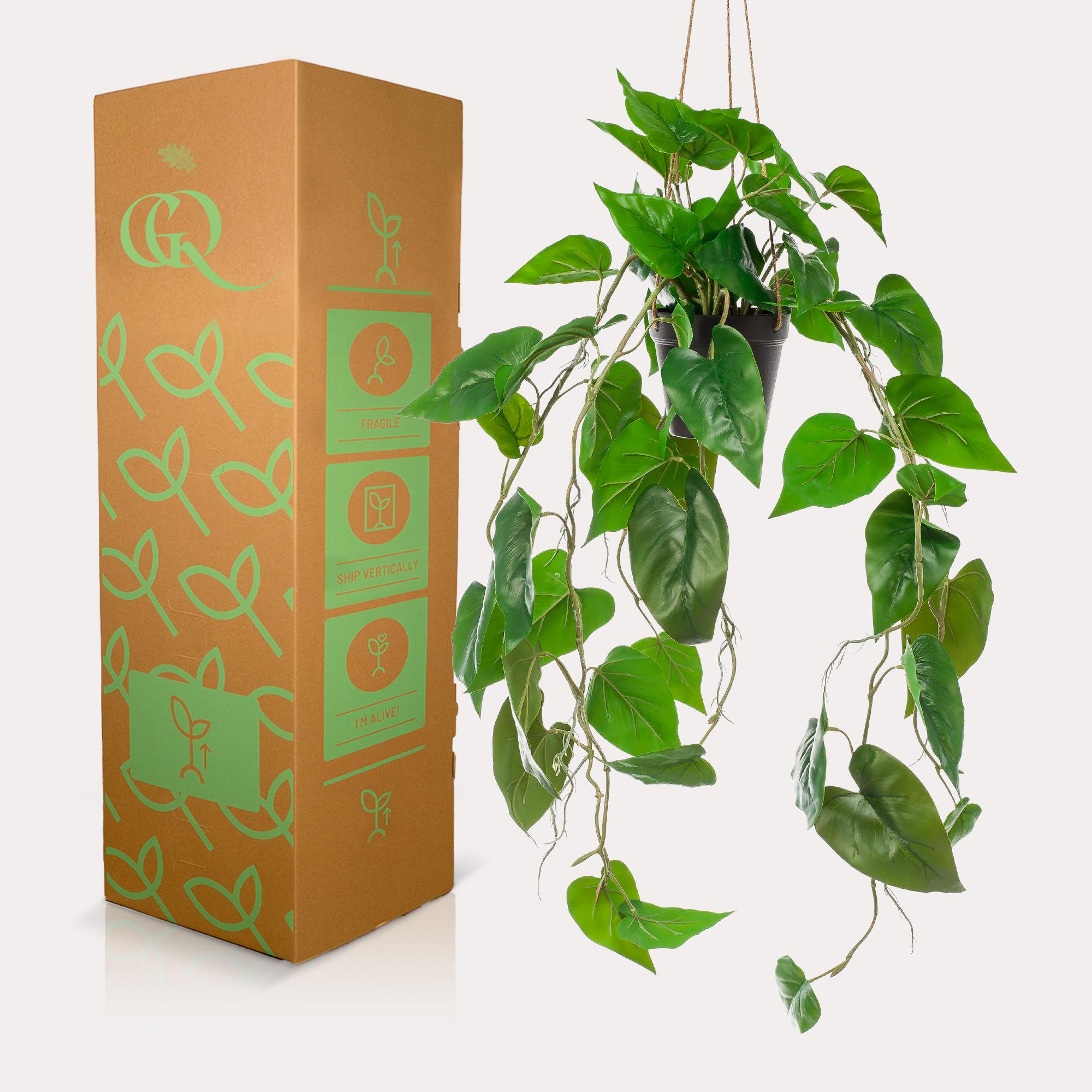 Artificial plant - Philodendron scandens - Climbing Tree Lover - 80 cm