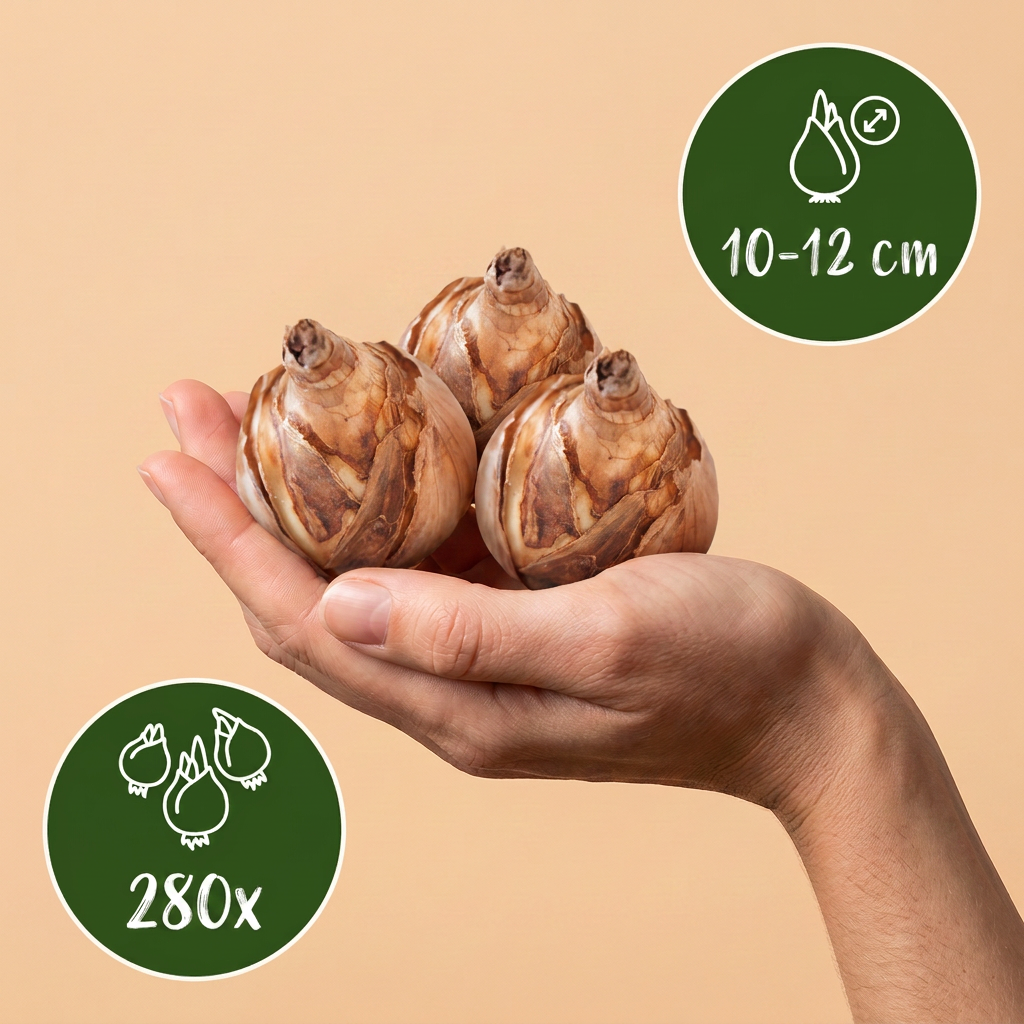 280x Bulb Dry Garden - Bloembollen - Droge tuin bollenplanten - Diversen - Zomerbloeier - Bolmaat 10/12