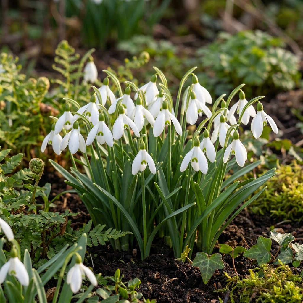 200x Galanthus Elwesii - Blumenzwiebeln - Großes Schneeglöckchen - Weiß - Frühlingsblüher - Zwiebelgröße 5/6