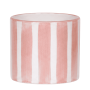 Kolibri Home | Painted Stripe sierpot - Nude - Ø12cm