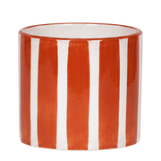 Kolibri Home | Painted Stripe sierpot - Oranje - Ø12cm