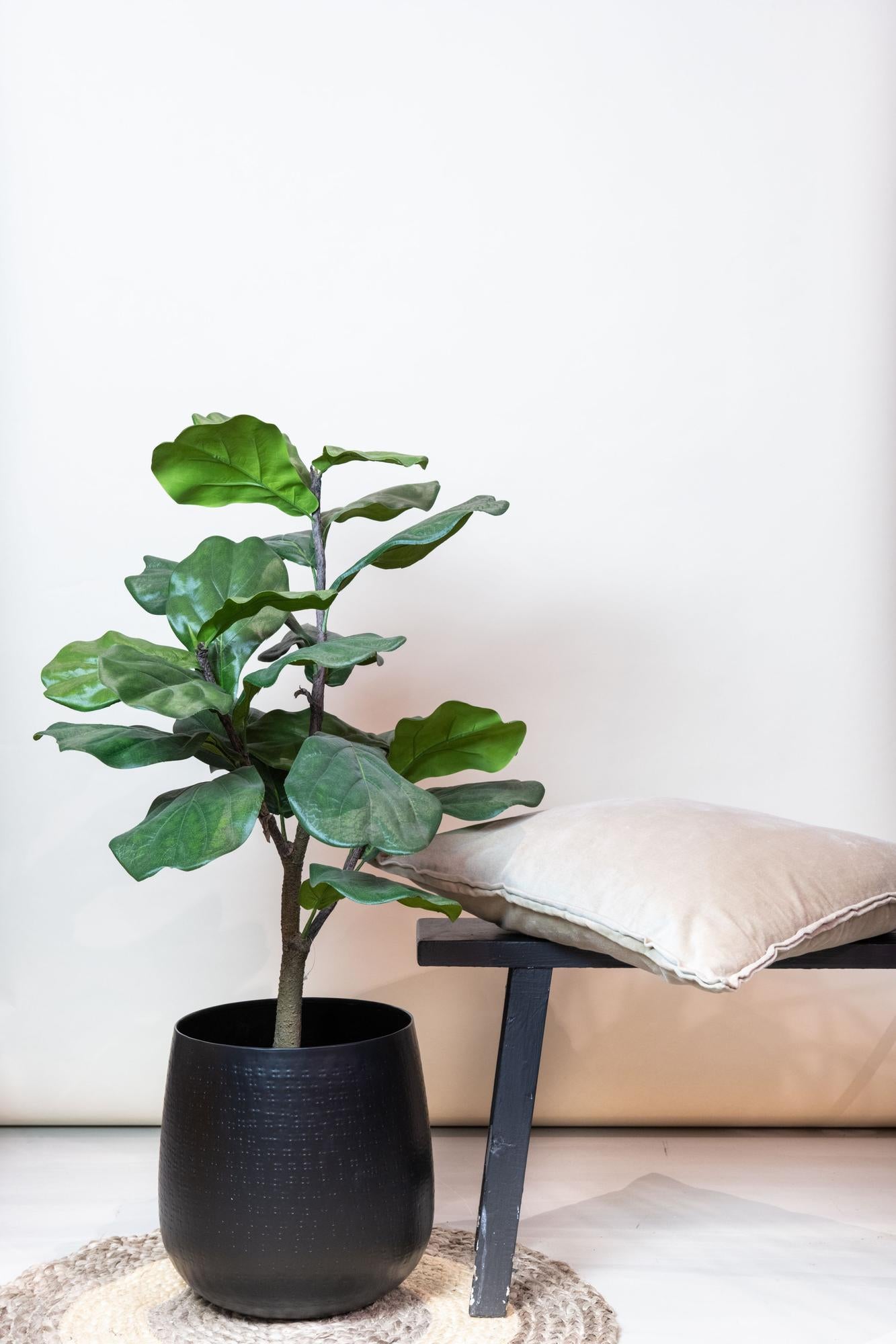 Plante artificielle - Ficus lyrata - Plante de tabac - 90 cm