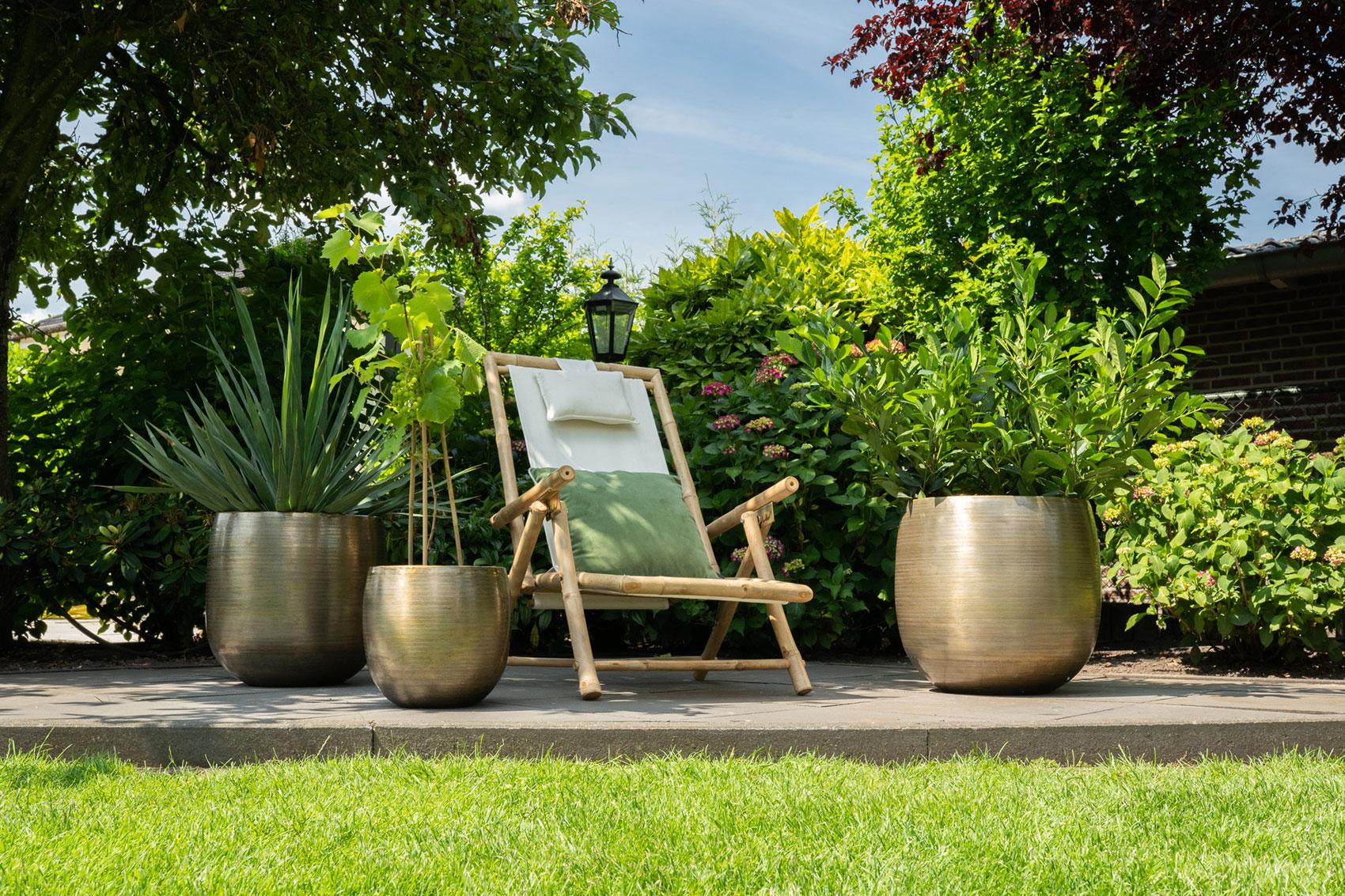 Juego de 5 Rowen de aluminio color oro - Oro