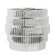 Kolibri Home | Allure Empire Shiny sierpot - Zilver - Ø12cm