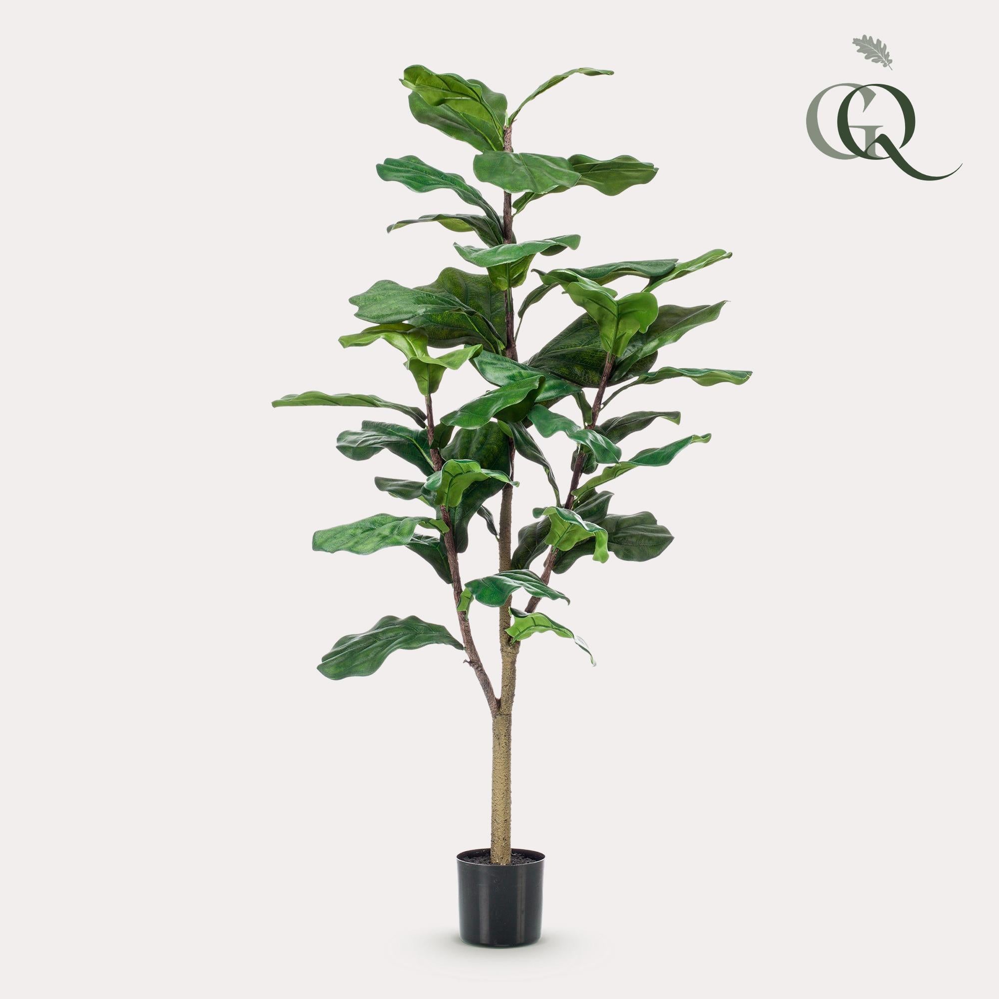 Künstliche Pflanze – Ficus lyrata – Tabakpflanze – 120 cm