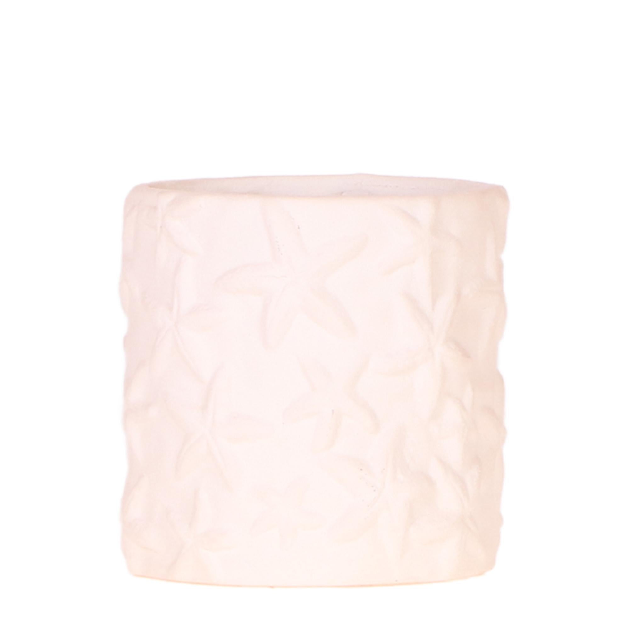 Kolibri Home | Dekorativer Seestern-Übertopf – Cremeweiß – Ø 9 cm