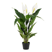 Planta artificial - Spathiphyllum - Lirio de la paz - 90 cm