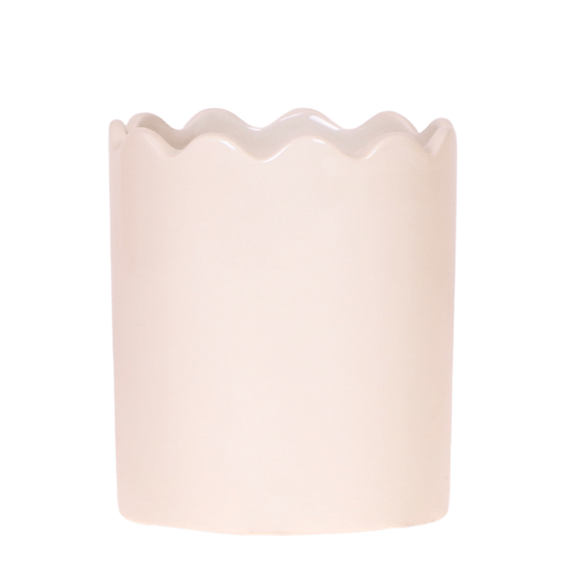 Kolibri Home | Curve sierpot - Wit - Ø9cm