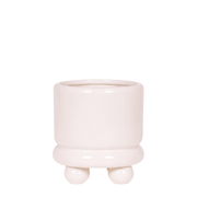 Kolibri Home | Dotty sierpot - Wit - Ø6 cm