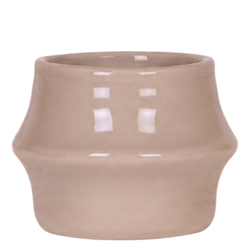 Kolibri Home | Clay sierpot - Zand - Ø9 cm
