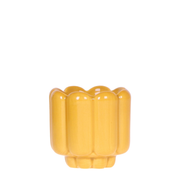 Kolibri Home | Retro Shine sierpot - Yellow - Ø6cm