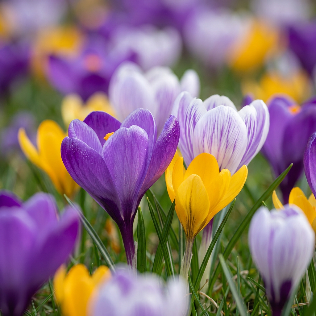 400x Crocus Species mix - Bloembollen - Krokus soortenmix - Diversen - Verwilderingsbol - Bolmaat 5/6