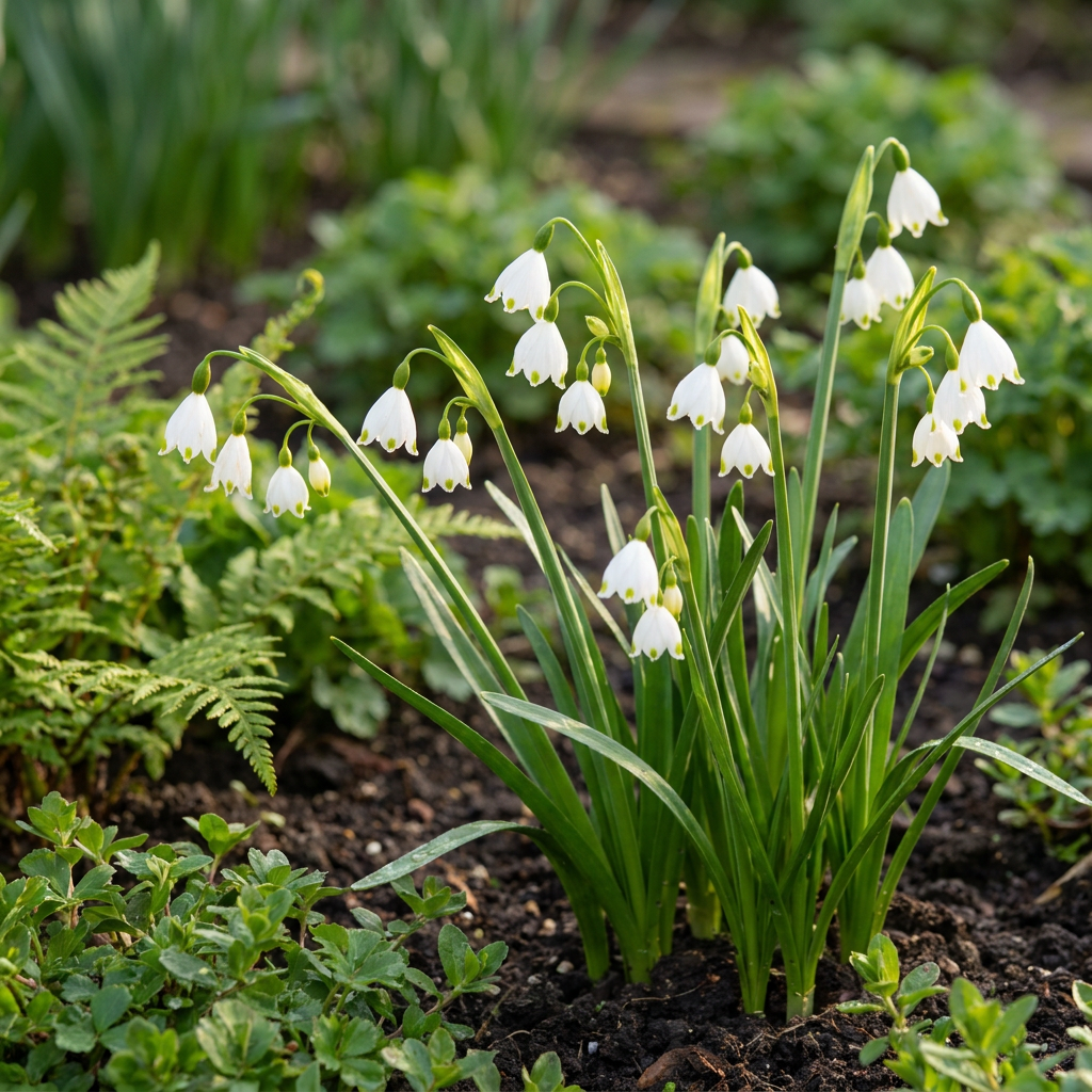 40x Leucojum Aestivum - Bloembollen - Zomerschneeklokie - Wit - Voorjaarsbloeier - Bolmaat 8/9