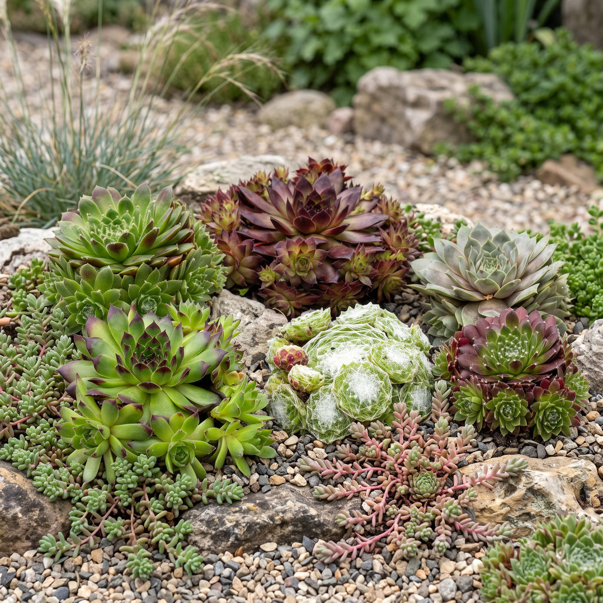 Sempervivum Big Sam - Ø7cm - ↕10-12cm - 6x