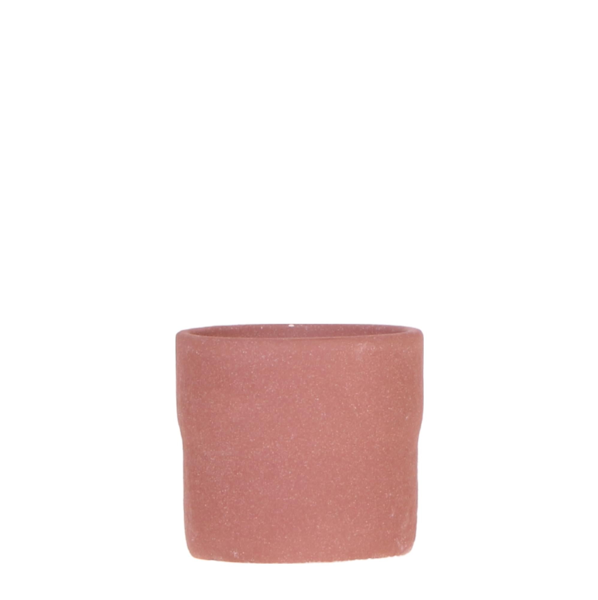 Kolibri Home | Rustikaler Dekotopf - Terra - Ø 6 cm