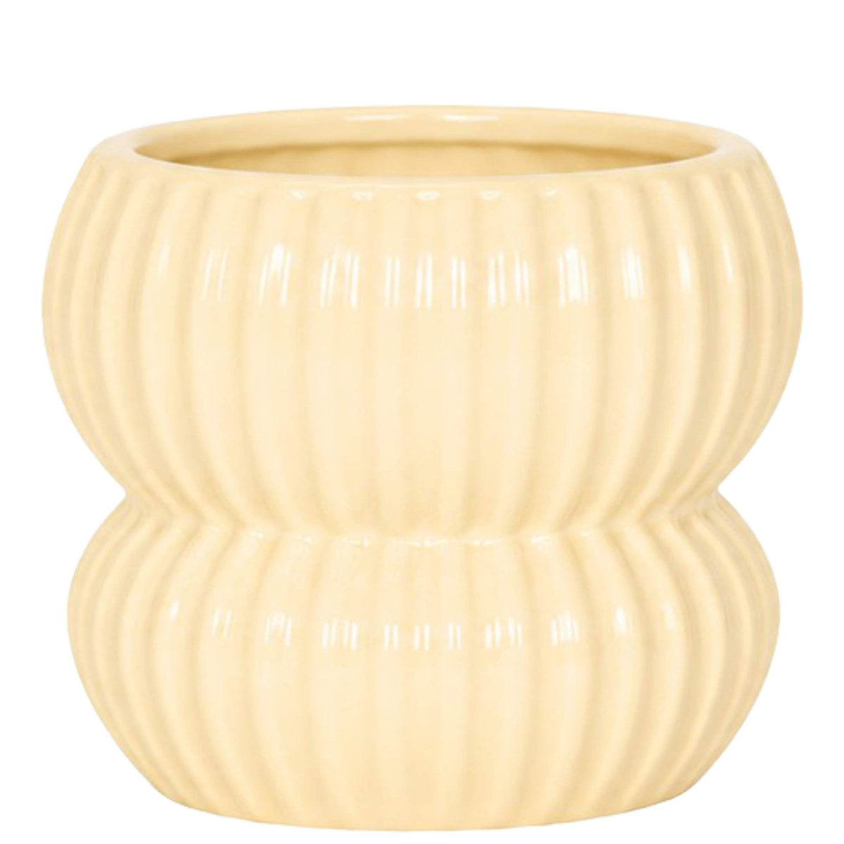 Kolibri Home | Horizon sierpot - Geel - ∅12cm