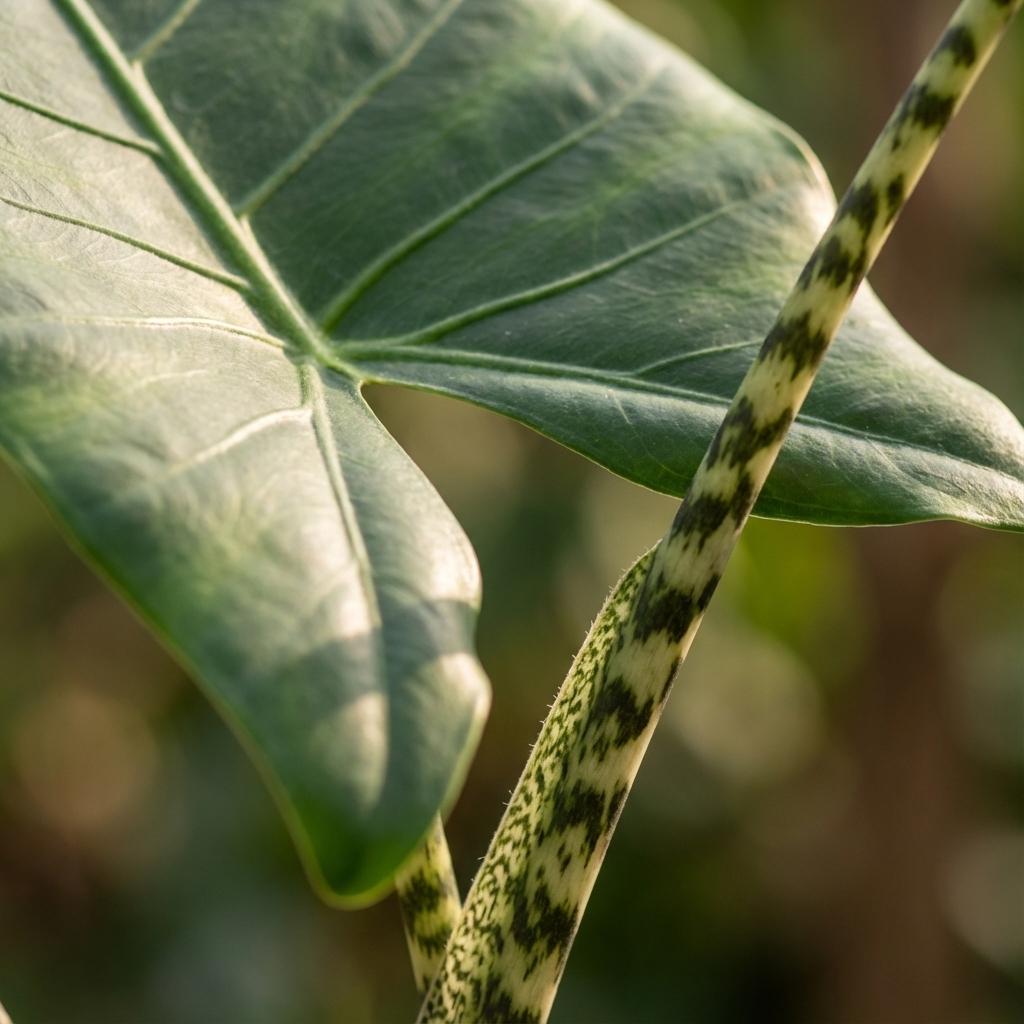 Alocasia Zebrina - Ø 21 cm - Hoogte: 70-75 cm 2x