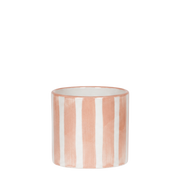 Kolibri Home | Painted Stripe sierpot - Nude - Ø6cm