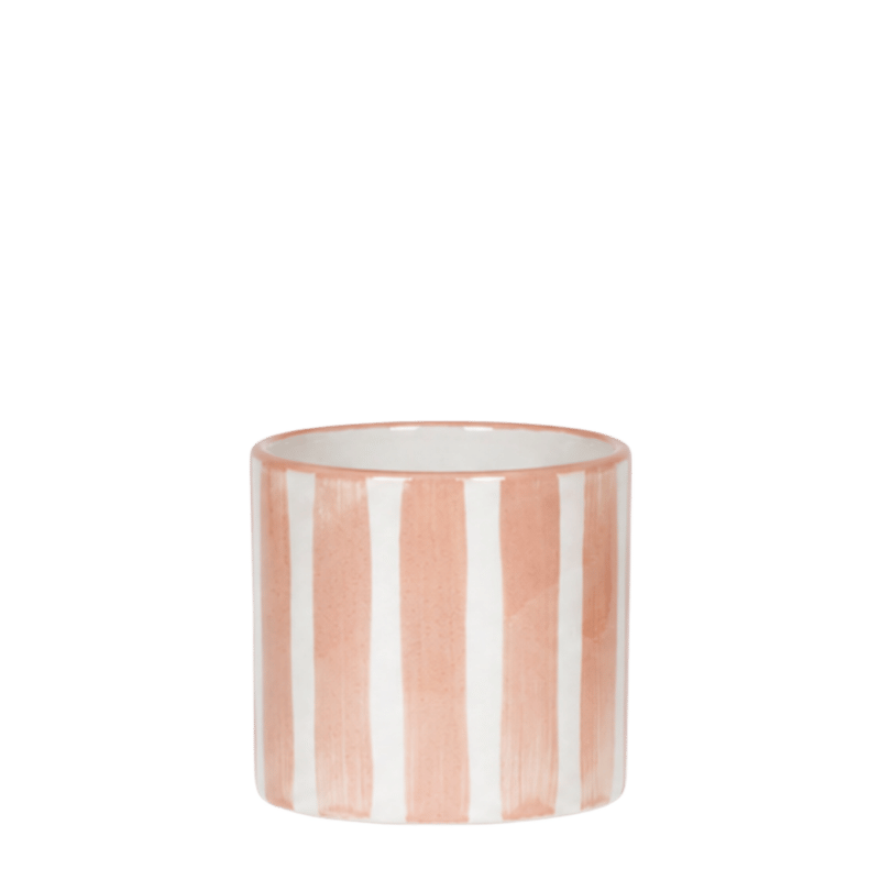 Kolibri Home | Painted Stripe sierpot - Nude - Ø6cm