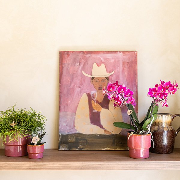 Kolibri Home | Timeless sierpot - Roze - Ø9 cm