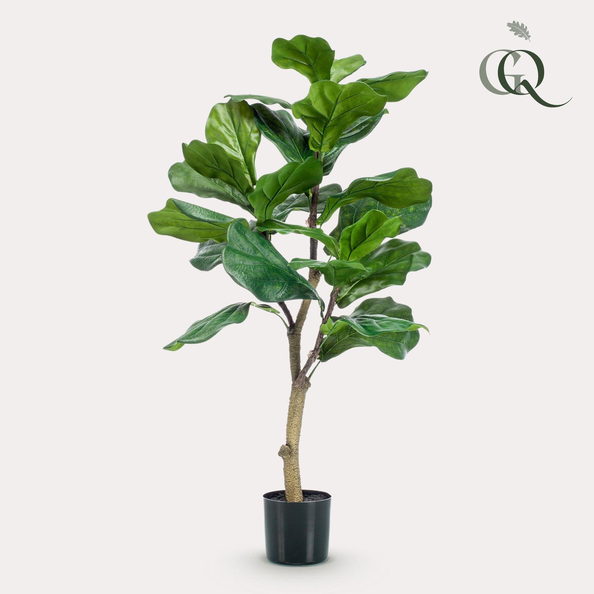 Künstliche Pflanze – Ficus lyrata – Tabakpflanze – 90 cm