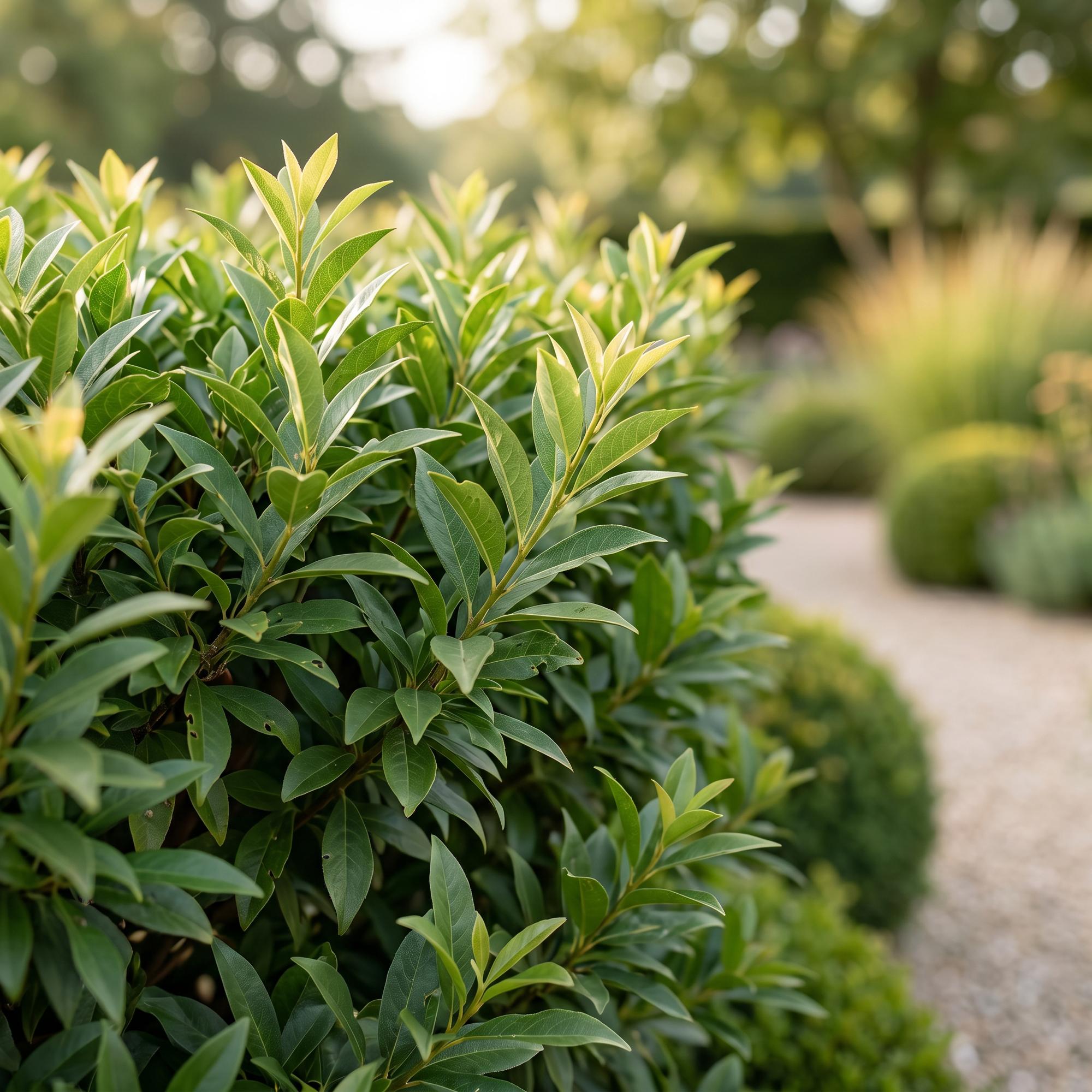 Prunus lusitanica Angustifolia - Portugese Laurier 40x - Haagplanten - Groenblijvend - Groen - Pot 9cm - Hoogte 25-35cm