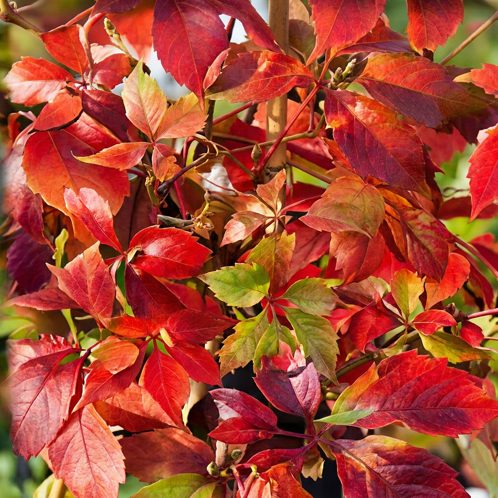 Parthenocissus quin. 'Engelmannii' - Engelmann klimop 4x - Geel - Groen - Klimplant - Ø9cm - ↕35cm