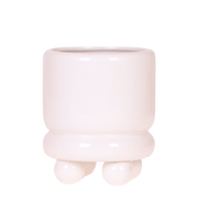 Kolibri Home | Dotty sierpot - Wit - Ø9 cm