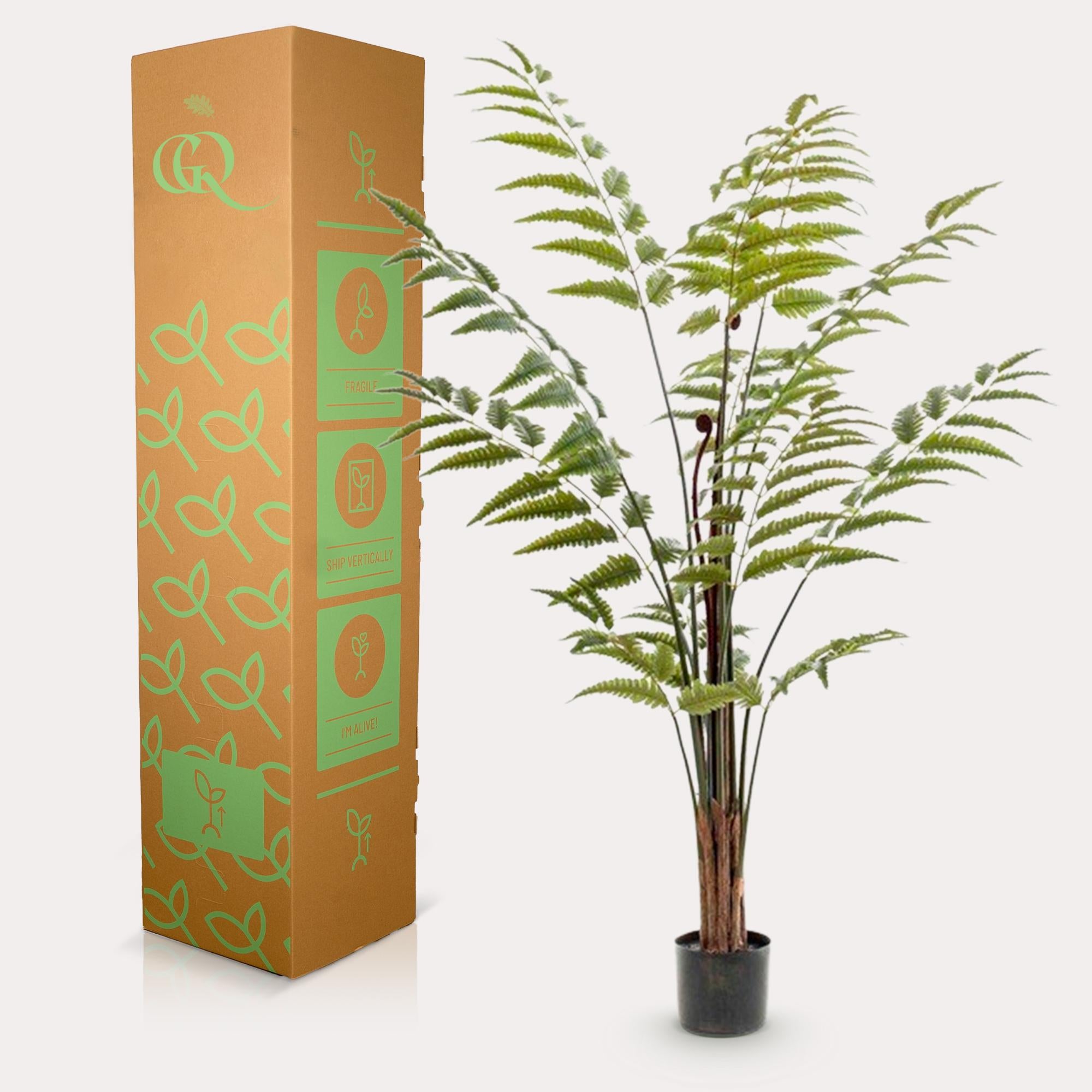 Künstliche Pflanze - Rumohra Adiantiformis - Lederfarn - 150 cm