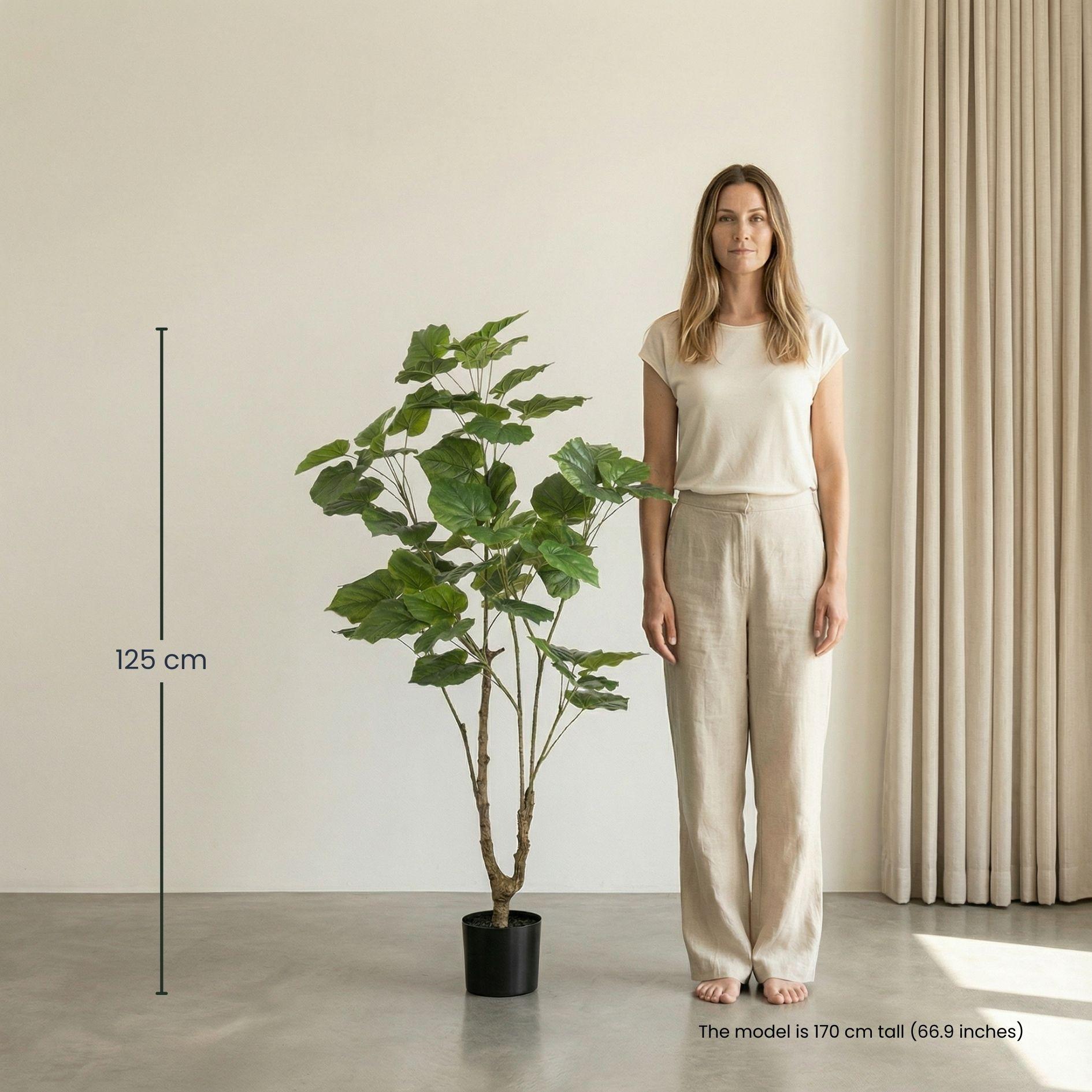 Ficus Schirmbaum 125 cm - Künstliche Pflanze