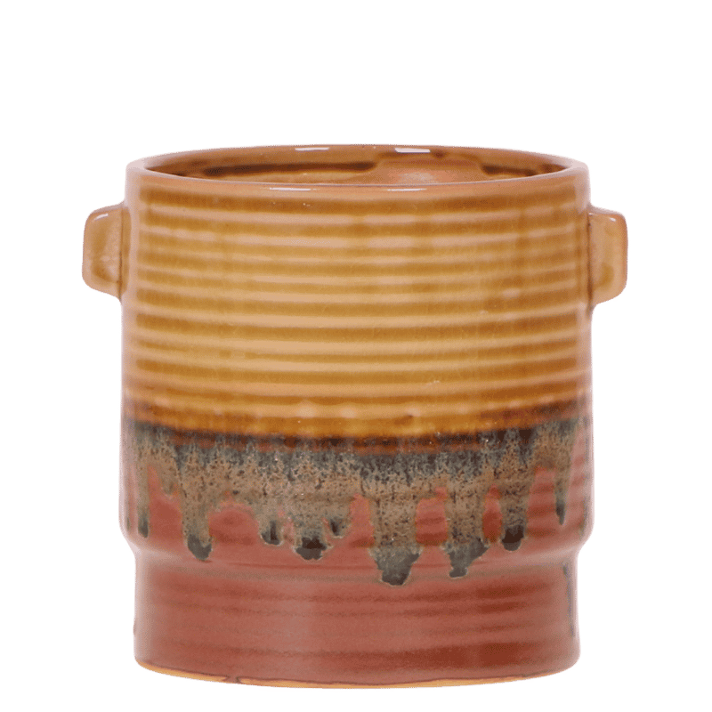 Kolibri Home | Sunset sierpot - Geel - Ø9 cm