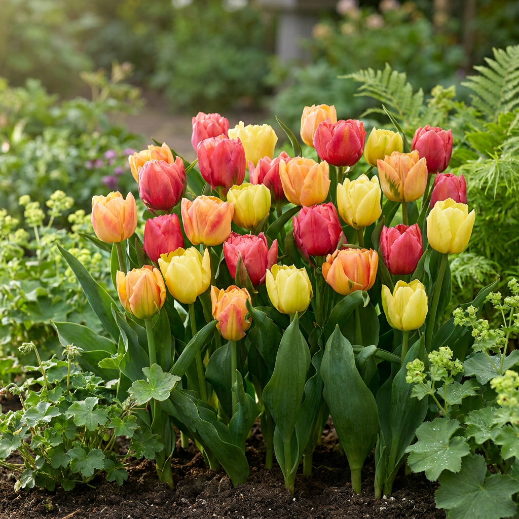 48x Tulipa Symbiosa mix - Bloembollen - Tulp Symbiosa mix - Diversen - Voorjaarsbloeier - Bolmaat 11/12