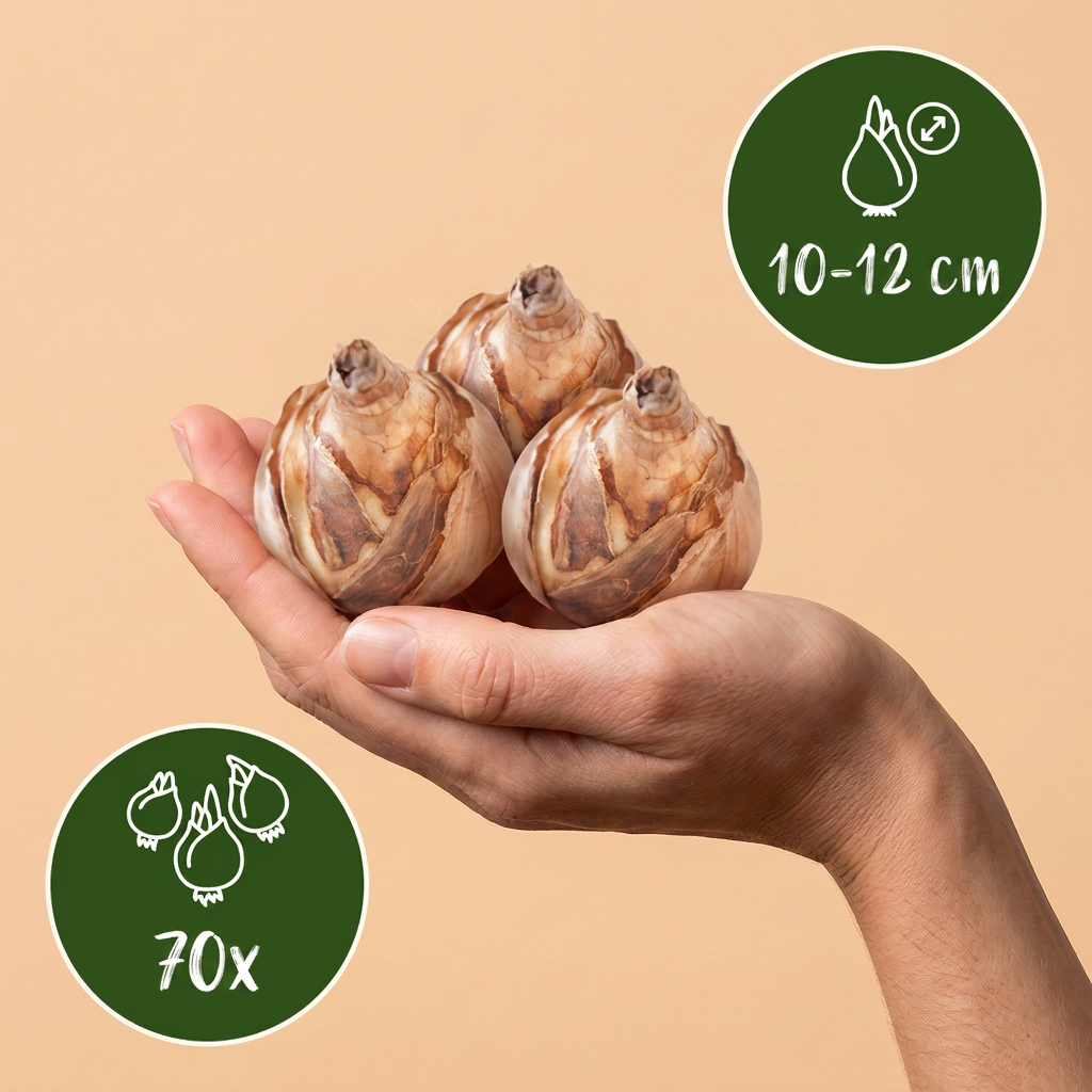 70x Bulb Dry Garden - Bloembollen - Droge tuin bollenplanten - Diversen - Zomerbloeier - Bolmaat 10/12