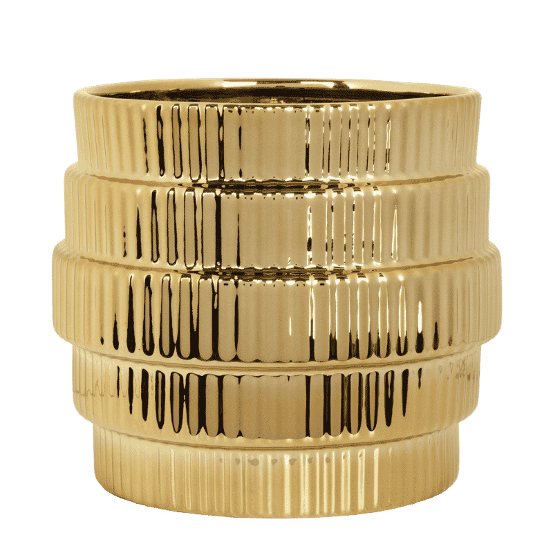 Kolibri Home | Allure Empire Shiny sierpot - Goud - Ø12cm