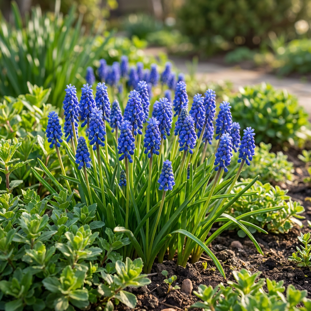400 bulbi di Muscari Armeniacum - Bulbi da fiore - Giacinto d'uva armeno - Blu - Bulbo naturalizzante - Dimensione bulbo 8/9