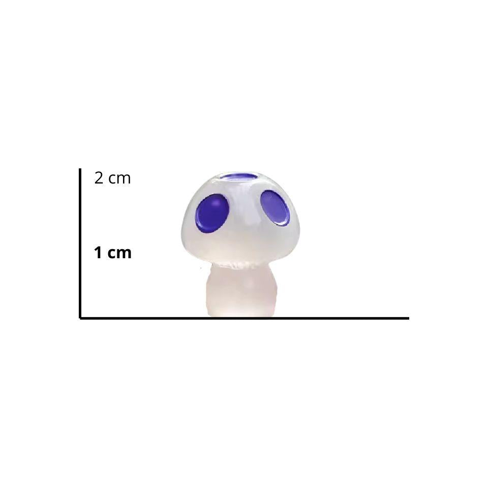 Brilla en la oscuridad - Setas - Multicolor - ↑ 2 cm - 8 unidades