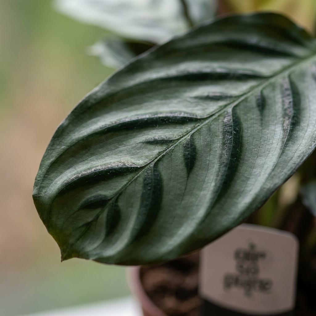 Ctenanthe Burle Marxii - Visgraatplant - Pot 12cm - Hoogte - 30cm